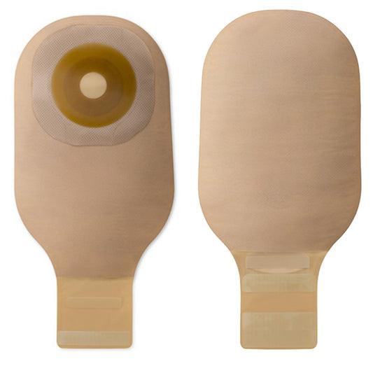 Premier™ Flextend™ 8552 1-Piece Beige Colostomy Pouch, Pre-cut to Fit 25mm Stoma, 10/BX