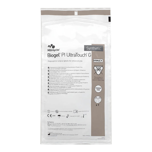 Biogel® PI UltraTouch™ G Polyisoprene Surgical Glove, Size 7, Straw, 50/BX