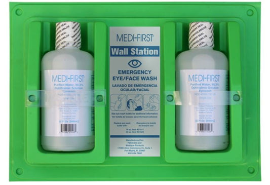 Station, Eye Wash Dbl 32Oz, 1/Ea