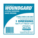 WoundGard® White Adhesive Dressing, 4 x 4 Inch, 4/CS