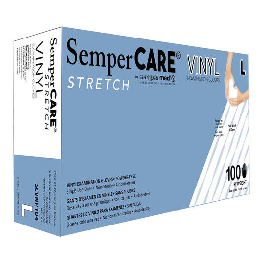Glove, Exam Vnylstrch Lg N/S (100/Bx 10Bx/Cs), 1000/Cs
