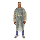 MCKESSON NONRATED ISOLATION GOWNS, YELLOW, ONE SIZE FITS MOST, SOLD AS 100/CASE MCKESSON 16-NFENWTCY8-OSFM