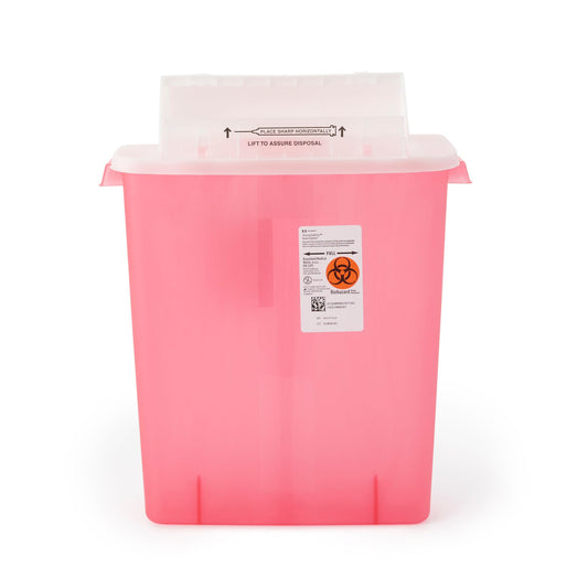 SharpStar™ In-Room™ Multi-purpose Sharps Container, 3 Gallon, 16½ x 13¾ x 6 Inch, 1/EA