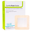 COMFORTFOAM™ BORDER SILICONE FOAM DRESSING, 4 X 4 INCH, SOLD AS 10/BOX DERMARITE 00317E