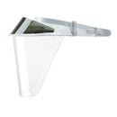 VISOR, SHIELD W/2 SHIELDS 1 VISOR WHT, 1/EA