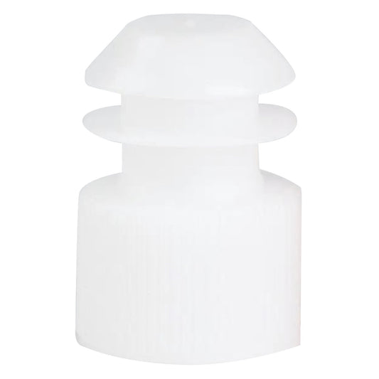 Mckesson Flanged Plug Caps, White, Polyethylene, For Use With 16Mm Tubes, 1000/Bg