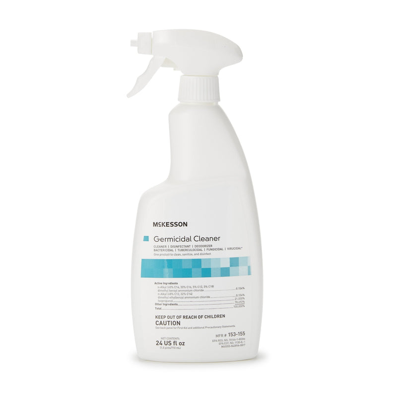MCKESSON GERMICIDAL SURFACE DISINFECTANT CLEANER, 24-OUNCE SPRAY BOTTLE, SOLD AS 6/CASE MCKESSON 153-155
