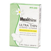 Maxithins® Ultra Thin Pads with Wings, 200/CS