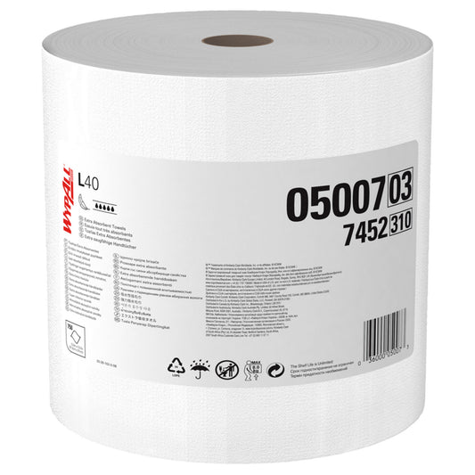Wypall® L40 Towels, Jumbo Roll, 1/Cs