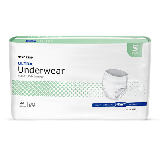 Mckesson Ultra Heavy Absorbent Underwear, Small, 4/Cs