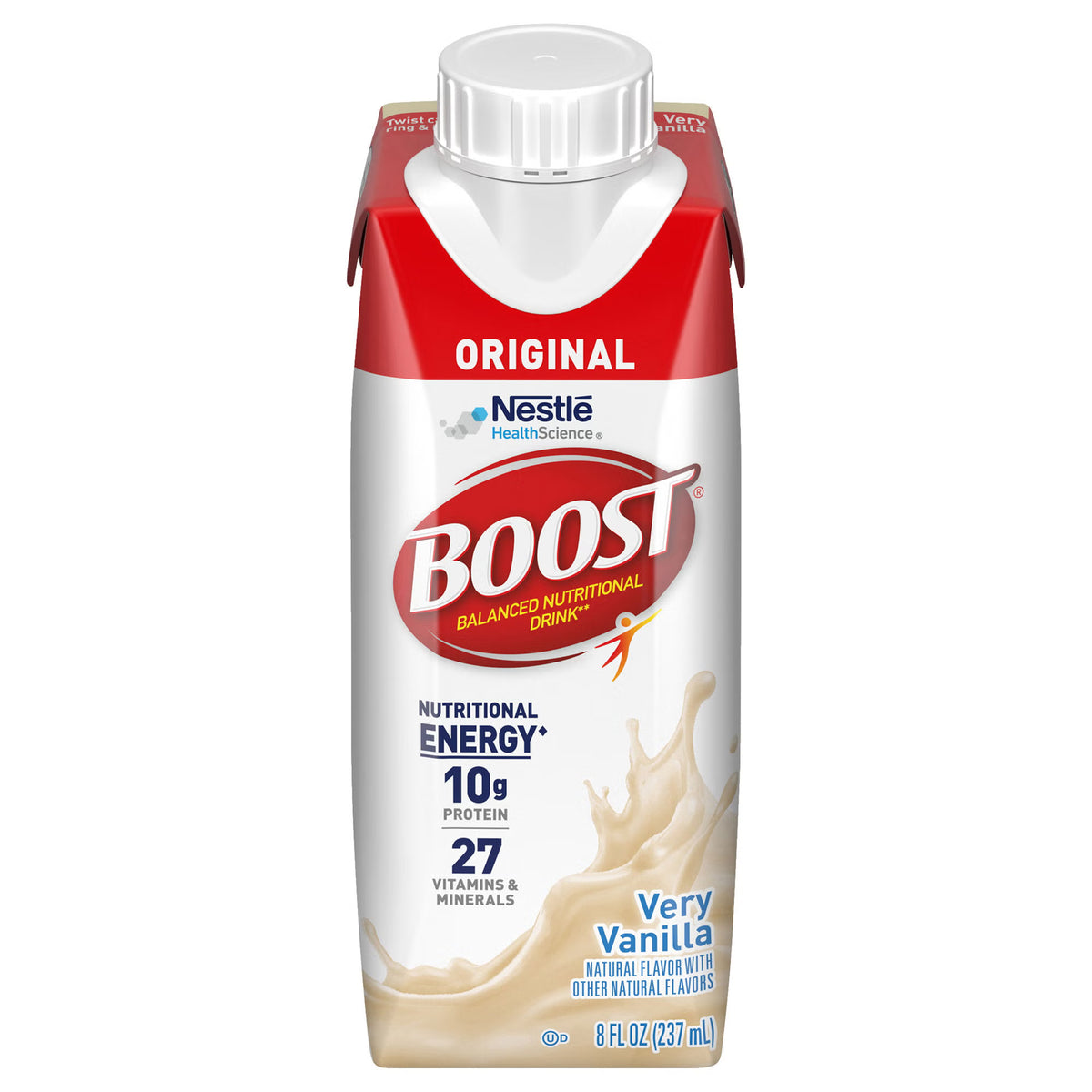 Boost® Original Vanilla Balanced Nutritional Drink, 8-ounce Carton, 24/CS