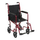 MCKESSON TRANSPORT CHAIR, 19-INCH SEAT WIDTH, SOLD AS 1/EACH MCKESSON 146-ATC19-RD