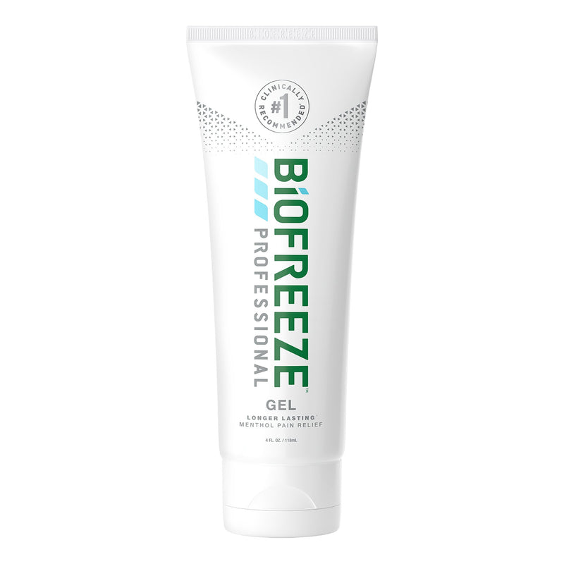 Biofreeze Professional 5% Menthol Topical Pain Relief Gel, 4-ounce Tube 1/EACH -RKT3209976 - BriteSources