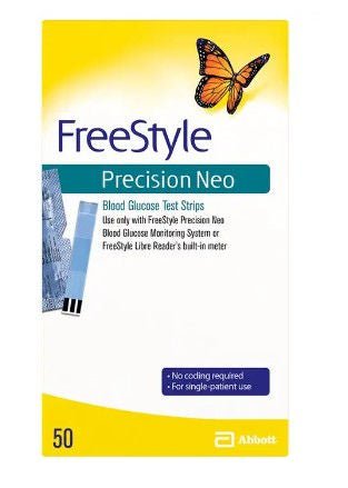 Test Strip, Bld Glucose Precision Freestyle Neo (12/Cs), 1/Ea
