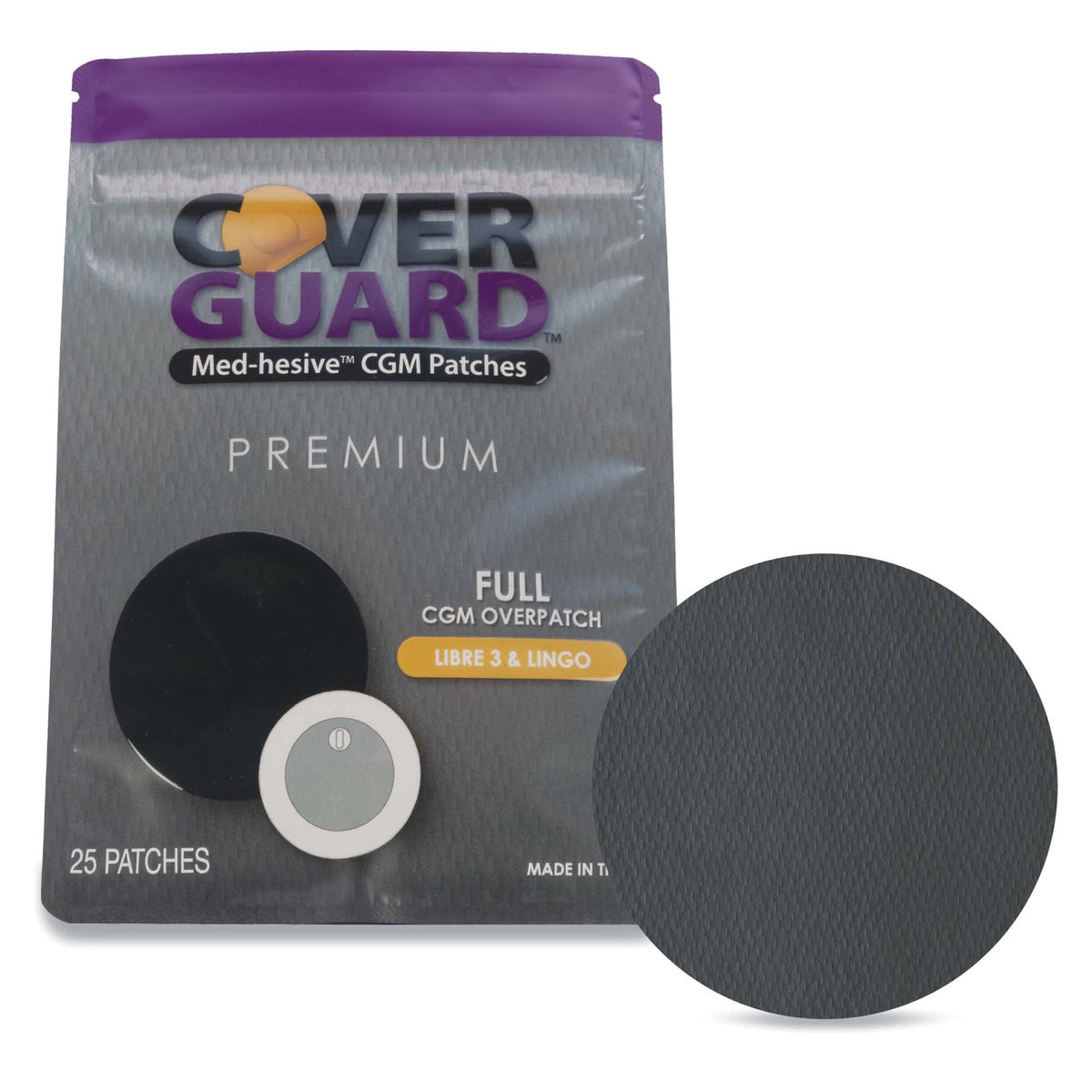Overpatch, Cvrgrd F/Freestylelibre3 Blk (25/Ct 150Ct/Cs), 150/Cs