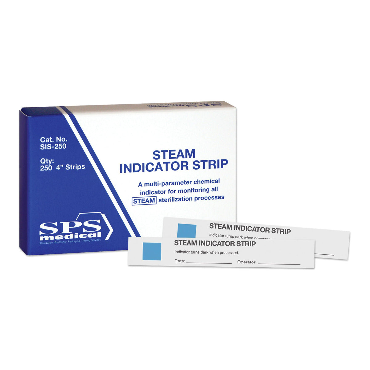 SPSmedical Steam Sterilization Chemical Indicator Strip, 250/BX
