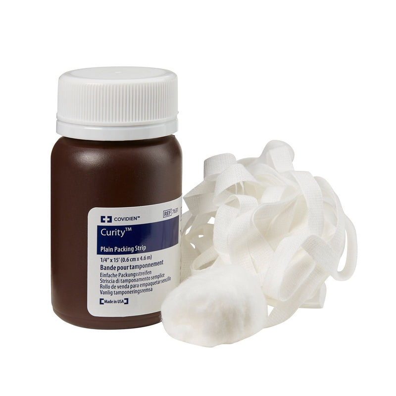 Curity™ Nonimpregnated Wound Packing Strip, ¼ Inch x 5 Yard 1/EACH -7631 - BriteSources