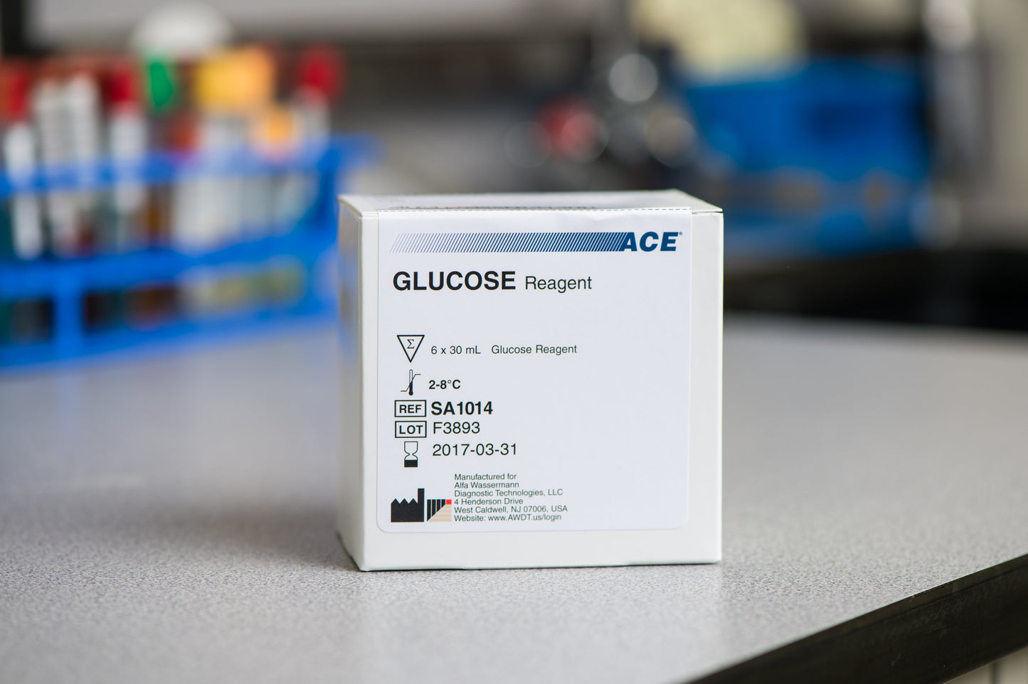 ACE General Chemistry Reagent for use with ACE, ACE Axel, and ACE Alera Analyzers, Glucose test 1/KIT -SA1014