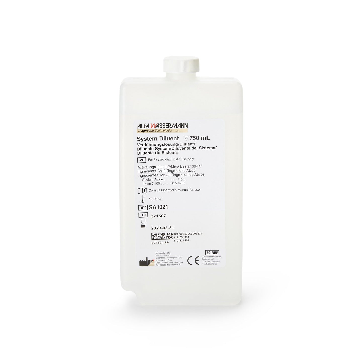 Ace General Chemistry Reagent Diluent 1/KIT -SA1021