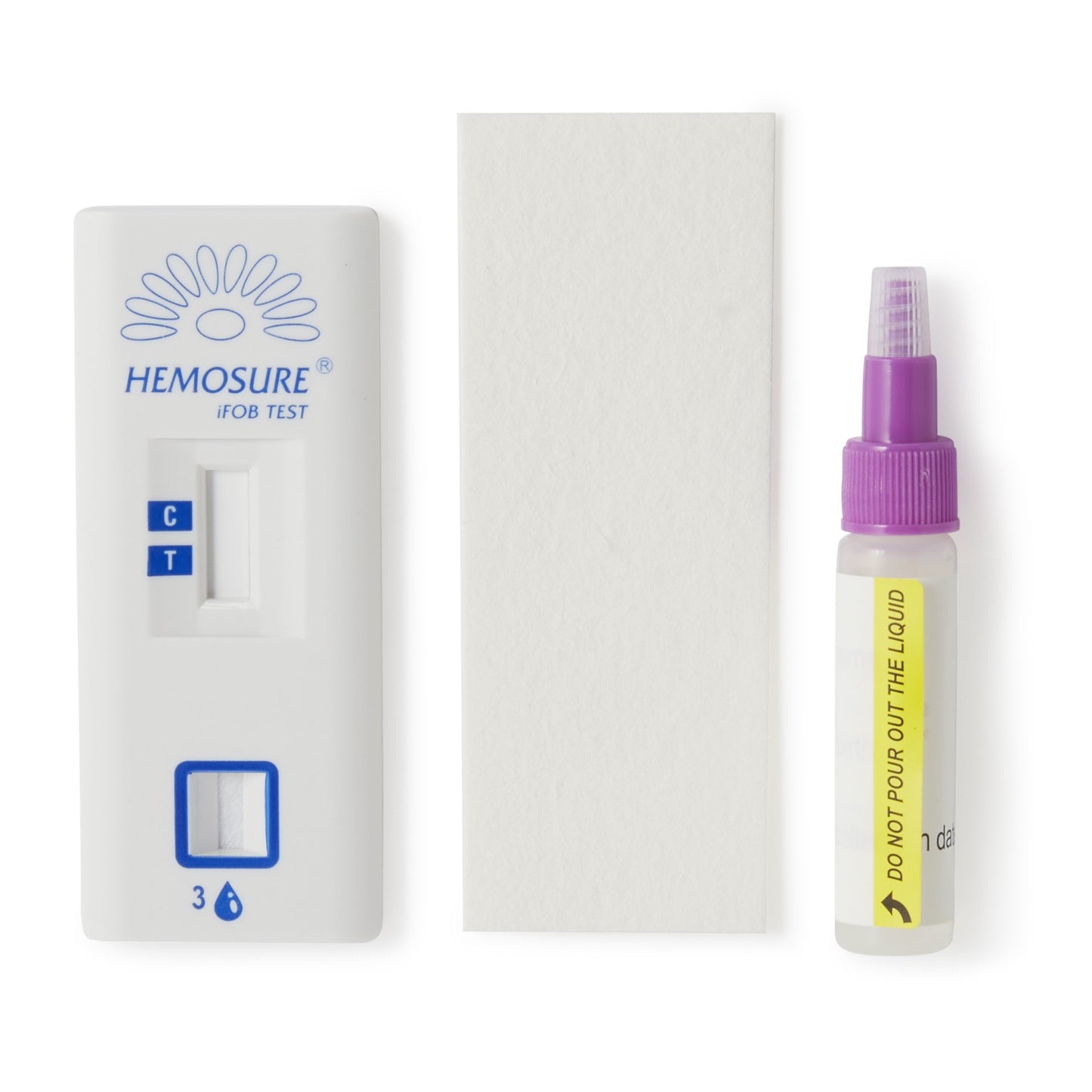 Hemosure Fecal Occult Blood (iFOB or FIT) Colorectal Cancer Screening Test Kit 1/BOX -T1-CK30