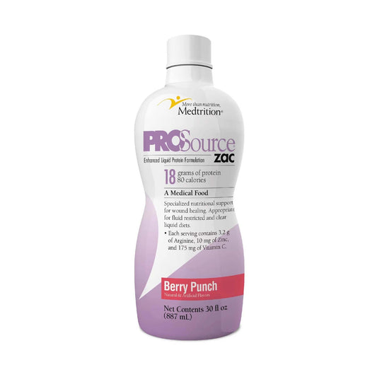 ProSource ZAC™ Berry Punch Complete Liquid Protein for Medical Food Use, 32-oz., 1/EA