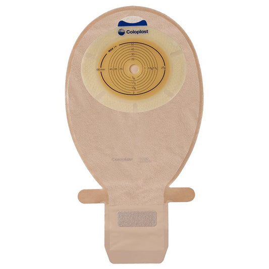 SenSura® Flat 1-Piece Opaque Ostomy Pouch, 10 – 76mm Stomas, 20/BX