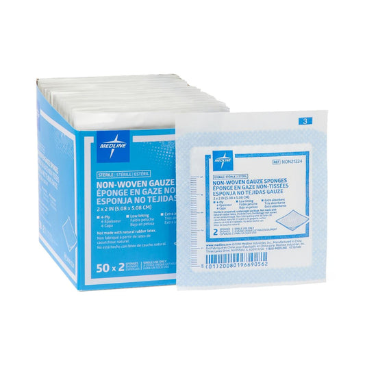 Avant Gauze® Sterile Nonwoven Sponge, 2 X 2 Inch, 4-Ply, 1500/Cs