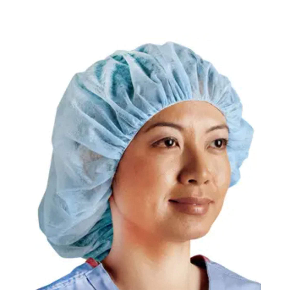 Cardinal Health Blue Bouffant Cap, 24 in., 75/BX