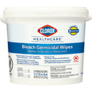 Clorox Healthcare® Bleach Germicidal Wipes, Bucket, 110 ct., 1/BX