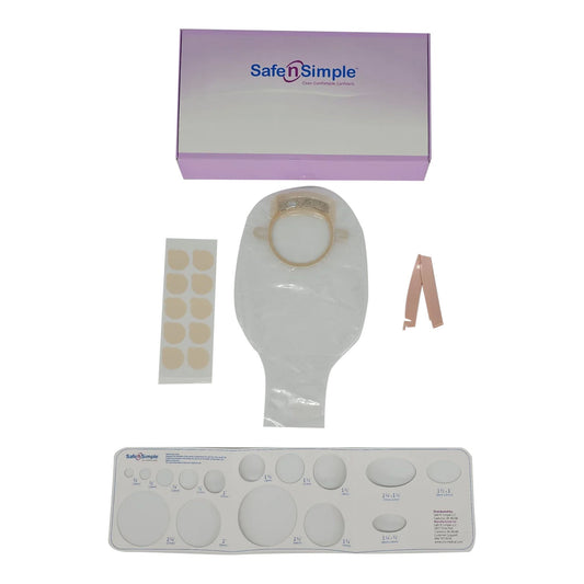 Pouch, Ost W/Fltr Flng Belt Tab Trnsprnt 70Mm (10/Bx 8Bx/Cs), 10/Bx