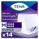 TENA® PROSKIN OVERNIGHT™ SUPER FULLY BREATHABLE UNDERWEAR, MEDIUM, SOLD AS 14/BAG ESSITY 72235