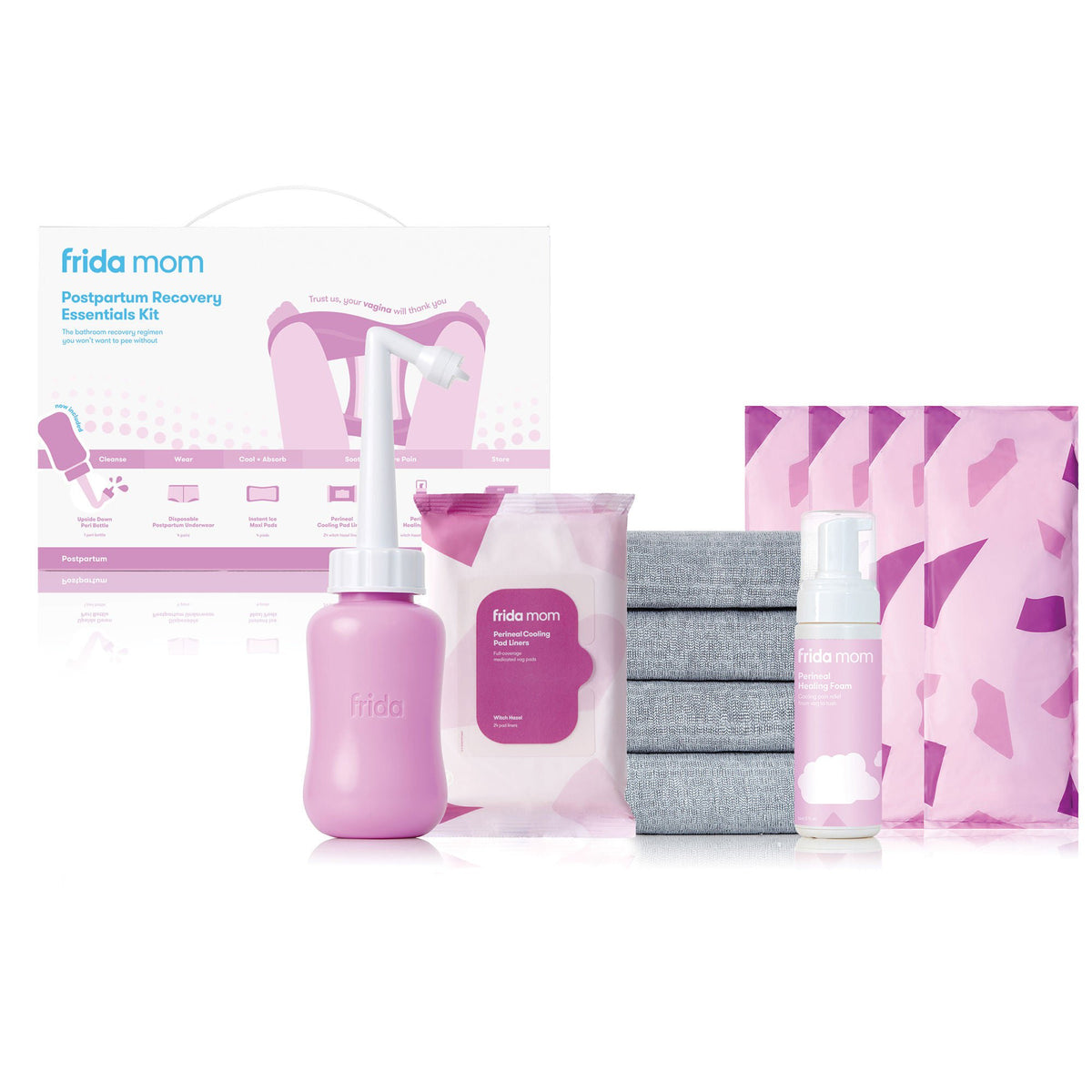 Frida Mom Recovery Essentials Kit With Peri Bottle, 1/Kt