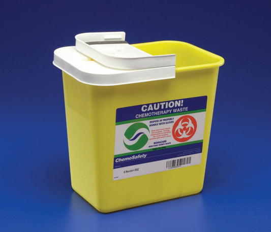 SharpSafety™ Chemotherapy Waste Container, 18 Gallon, 26 x 18¼ x 12¾ Inch, 1/EA