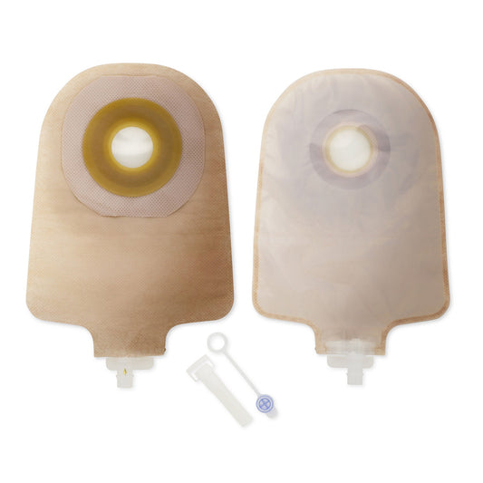 Premier™ One-Piece Transparent Urostomy Pouch, Pre-cut to Fit 16 mm Stomas, 5/BX