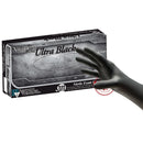 NITRIDERM® ULTRA BLACK NITRILE EXAM GLOVE, MEDIUM, BLACK, SOLD AS 100/BOX INNOVATIVE 187200
