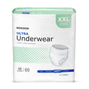MCKESSON ULTRA HEAVY ABSORBENT UNDERWEAR, 2X-LARGE, SOLD AS 4/CASE MCKESSON UWBXXL