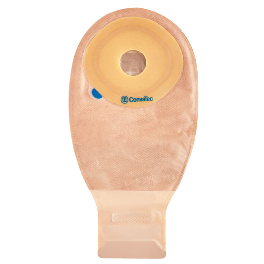 POUCH, OST ESTEEM 1PC DRAIN PRE-CUT STD 12" 35MM (10/BX), 10/BX