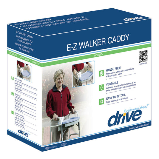 Caddy, F/Walker Plas Remvb Top(3/Cs) Drvmed, 1/Ea