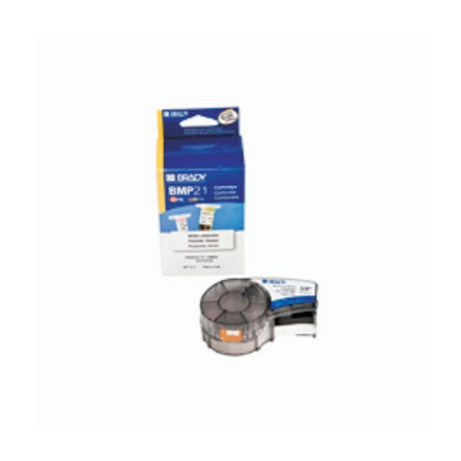Cartridge, Label F/Brady Bmp Printer Blk On Wht, 1/Ea