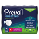 PREVAIL® BREEZERS® ULTIMATE ABSORBENCY INCONTINENCE BRIEFS, MEDIUM, SOLD AS 20/PACK FIRST PVB-012/3