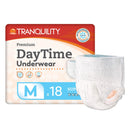 Tranquility Premium DayTime Disposable Absorbent Underwear, Medium, 18/BG
