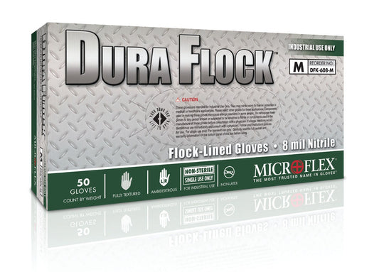 Dura Flock™ Flock Lined Glove, 50/Bx