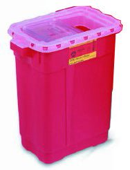 BD™ Multi-purpose Sharps Container, 17 Gallon, 23-1/2 x 20 x 14-3/4 Inch, 1/EA
