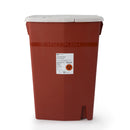 SHARPSAFETY™ MULTI-PURPOSE SHARPS CONTAINER, 18 GALLON, 26 X 18¼ X 12¾ INCH, SOLD AS 5/CASE CARDINAL 8991