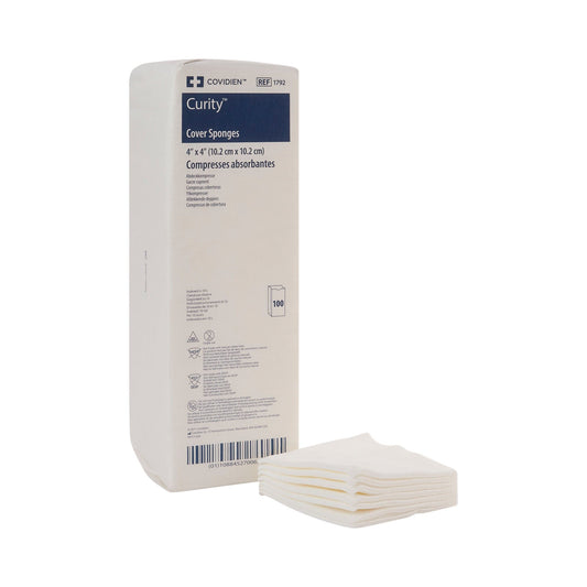 Curity™ Nonwoven Sponge, 4 X 4 Inch, 4-Ply, 2000/Cs