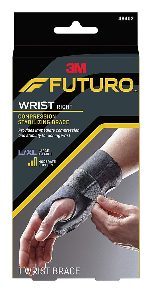 3M™ Futuro™ Compression Stabilizing Right Wrist Brace, Large/Extra Large, 12/CS