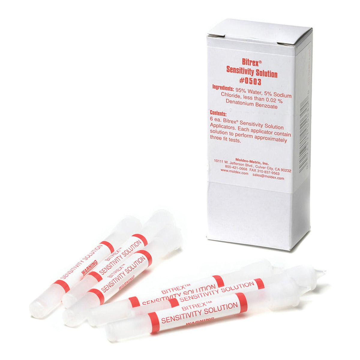 Bitrex® Sensitivity Solution, Bitter, 6/Bx