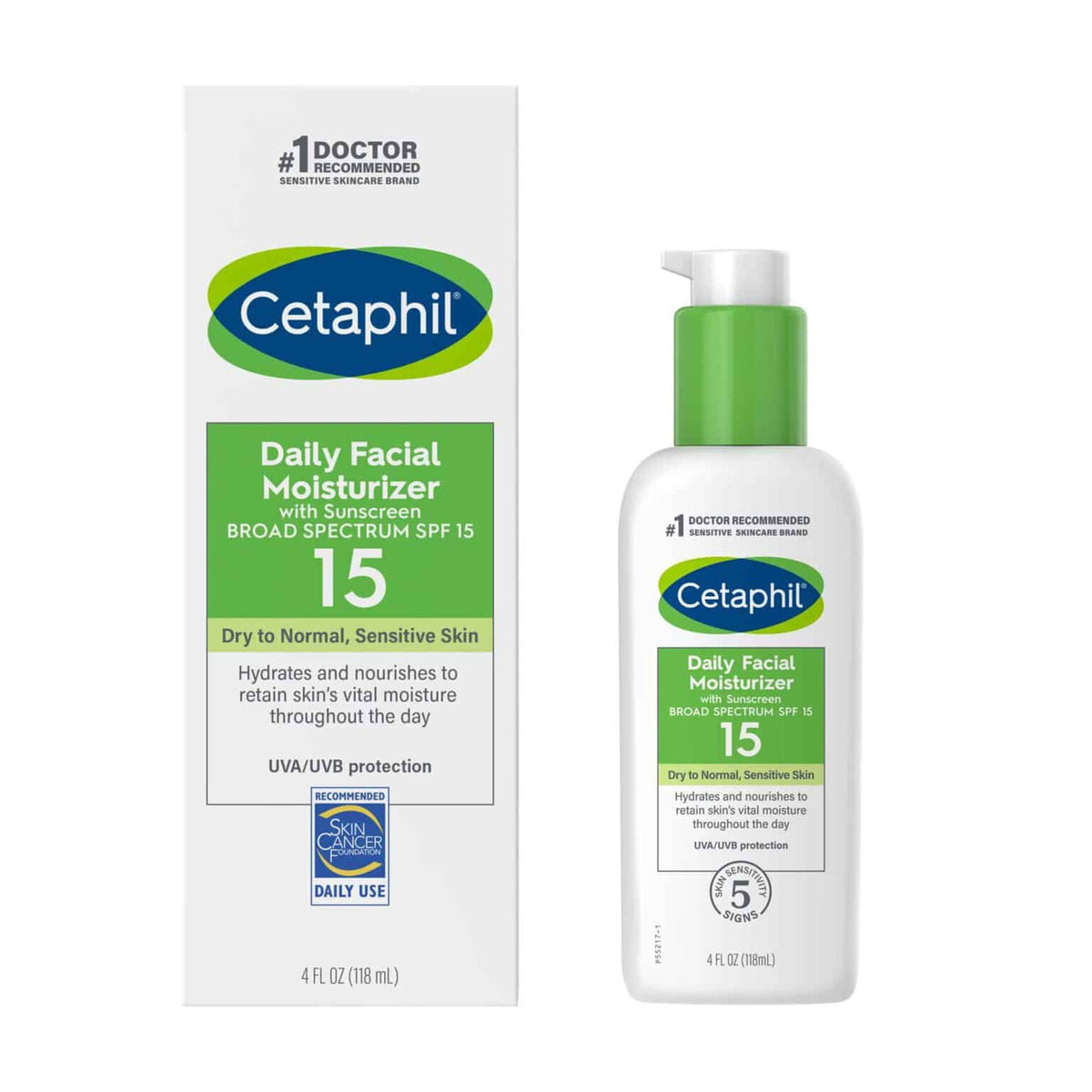Cetaphil® Daily Facial Moisturizer Spf 15, 4-Ounce Pump Bottle, 1/Ea