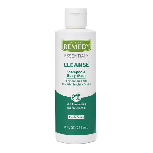 SHAMPOO/BODY WASH, GEL REMEDYESSENTIALS 8OZ (36/CS), 36/CS