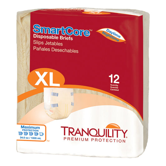 Tranquility Smartcore™ Maximum Protection Incontinence Brief, Extra Large, 12/Pk